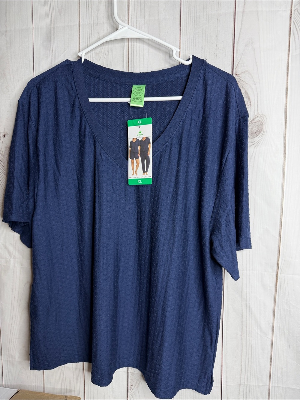 Honeydew Intimates Navy Short Sleeve V-Neck Tee (only) xl